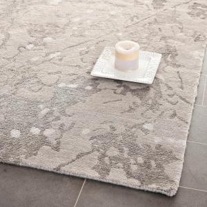 Ковер SAFAVIEH, 244 x 305 см, - коллекция Tibetan - большой - Smoke, ручное плетение из вискозы, идеально для гостиной, спальни, офиса, столовой (TB943A)