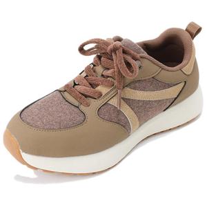 PANSY Коричневые женские повседневные туфли на низком ходу с амортизацией, износостойкие и легкие, с эффектом увеличения роста, цвет Brown