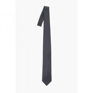 CC COLLECTION Жаккардовый шелковый галстук Corneliani, серый
