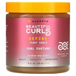 Alaffia Beautiful Curls Define Curl Custard Нерафинированное масло ши, 8 жидких унций (235 мл)