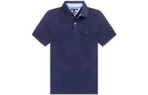 Рубашка поло мужская темно-синяя Tommy Hilfiger, темно-синий