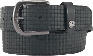 Carhartt mens Casual Saddle Leather Basketweave Belts, Black
