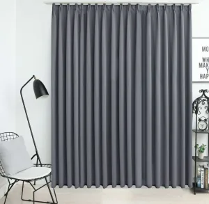 Плотная штора Living Store с крючками, серая, 290 х 245 см The Living Store