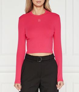 Блуза HUGO DAFILOMENA Cropped Fit, роза