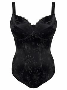 Боди Ulla Dessous mit Bügel Viola, черный