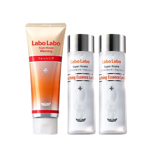 CHENGYEYISHENG Набор для ухода за кожей с аминокислотным очищающим тоником для увлажнения 120г+100мл Dr. Ci:Labo, three-piece set: gentle cleanser 120g+hydrating moisturizing essence 100ml*2