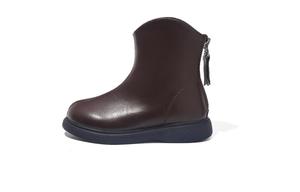 ABC DOUKIDS Противоскользящие износостойкие детские ботинки с низким голенищем ABCdoukids, коричневый