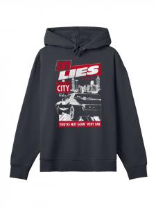 Толстовка Guns N' Roses Lies City Rock Music в черном цвете F4NT4STIC