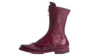 Кожаные ботильоны на молнии GUIDI, Original Shoe Box Not Included