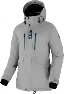 Женская куртка FXR Aerial, Grey/Ocean