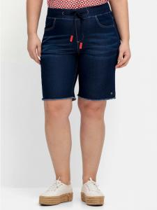 Тканевые шорты sheego, темно-синий деним