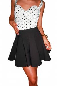 Мини-юбка с плиссировкой Timeless Pleats в черном цвете KEEPSAKE