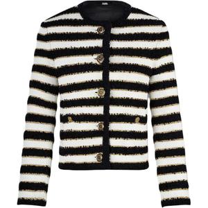 Трикотаж KARL LAGERFELD для женщин KARL LAGERFELD/Karl Lagerfeld Jeans, черный/белый