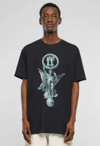 Футболка с принтом «правящий миром» Forgotten Faces, Black