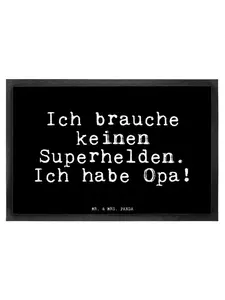 Коврик для ног Mr. & Mrs. Panda, черный