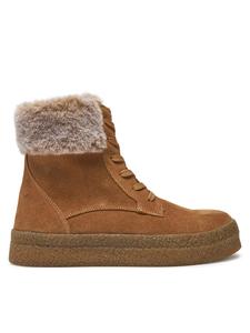 Ботильоны на плоской подошве Caprice, коричневый