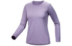 Женская футболка TAEMA с рукавами Arcteryx, rock frost фиолетовый серый/velocity heather