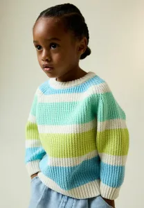 Джемпер с круглым вырезом из синели Next, Bright Stripe