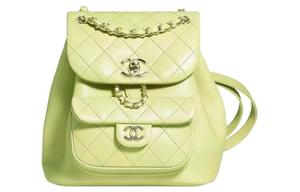 CHANEL Рюкзак Duma Cow Leather Backpack Trumpets женский светло-желтый