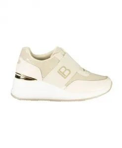 Бежевые женские кроссовки на платформе Laura Biagiotti, бежевый