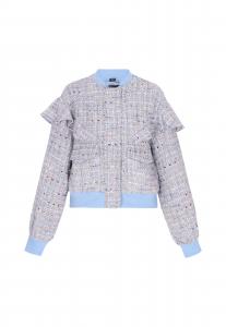 Faina Куртка для межсезонья в светло-голубом цвете