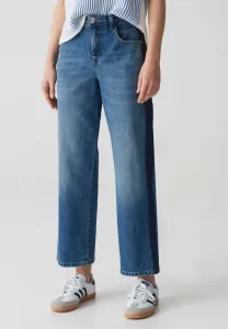 Джинсы средней посадки, укороченные, свободного кроя, в стиле бойфренд Opus, Mid Dynamic Blue