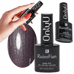 PLUM PURPLE HYBRID GLITTER NAIL POLISH UV POLISH OnlyU /L104