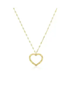 Мерцающее ожерелье с открытым сердцем, 14-каратное золото The Lovery, gold