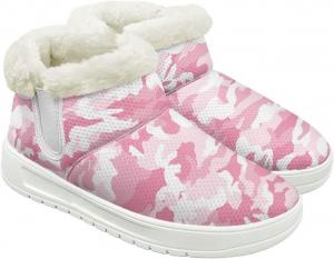 Зимние женские ботильоны на низком каблуке, широкая посадка, с удобной посадкой, теплые зимние ботинки для женщин Qoiuvncy, Camo