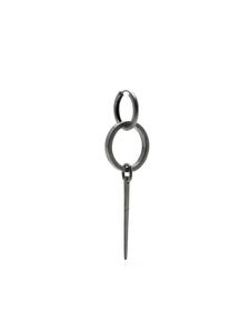 Серьга-кольцо Parts of Four, серебряный