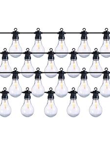 Marelida Удлинительная светодиодная гирлянда для вечеринок и сада, длина: 9,5 м, прозрачная