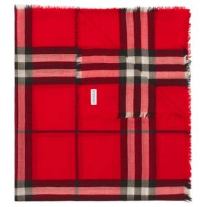 Клетчатый шарф с бахромой Burberry