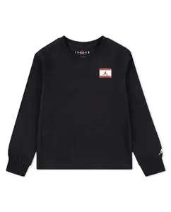 Детская футболка с длинным рукавом Authentic Label Jordan, черный