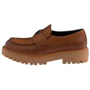 Лоферы мужские коричневый Prada