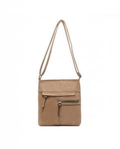 Сумка-мессенджер с тройными карманами на молнии/сумка через плечо JFY, хаки