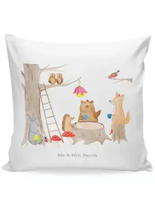 Подушка Mr. & Mrs. Panda, белый