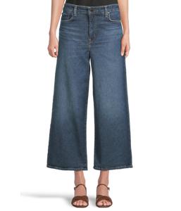 Джинсы Lauren Ralph Lauren Petite High-Rise Wide-Leg Cropped Jean, Marina Wash