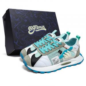Подарочный набор Легкие и дышащие повседневные ботинки OUGLEMEN, Голубой