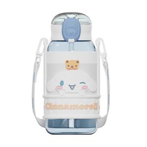 Пластиковый стаканчик Hello Kitty Tritan 720 мл Sanrio, Cinnamoroll (Cup Sleeve+Cup Strap)