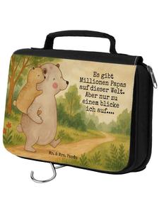 Mr. & Mrs. Panda Косметичка с дизайном «Папа Медведь» и надписью белого цвета