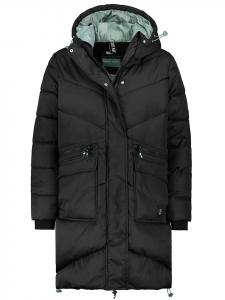 Стеганое пальто Fresh Made Steppmantel, черный