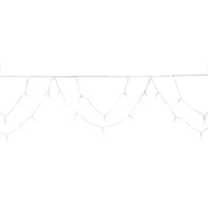 Светодиодная гирлянда Рождественский декор для улицы дугообразная, 200 янтарных диодов Konstsmide, белый