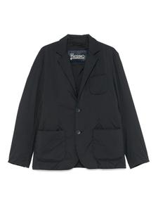 Однобортный блейзер Herno, синий