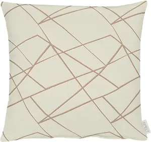 АПЕЛЬТ декоративная подушка "Вио", чехол без наполнения, 1 шт APELT 46х46 см, цвет natur/beige + gemustert