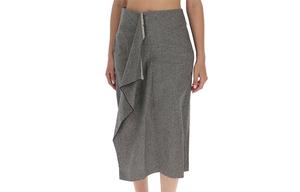 Повседневная длинная юбка женская серая ISABEL MARANT