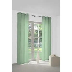 Шторка Neveres с люверсами, 1 шт. Wirth, Jade