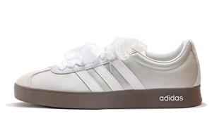 Кроссовки для скейтбординга VL Court 2.0 Coverage с защитой от скольжения и истиранию, низкие, унисекс, серебристые Adidas Neo, Silver