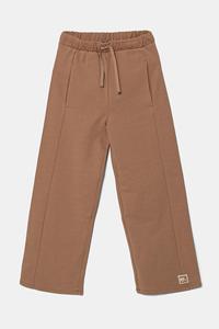 Детские хлопковые спортивные брюки United Colors Of Benetton, коричневый