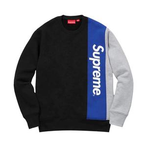 Свитер Supreme Panelled Crewneck, Black