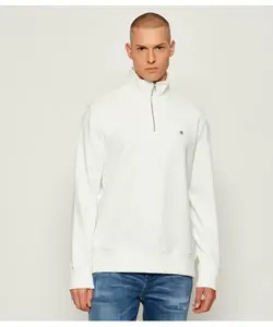 Толстовка с изображением щита Regular fit Gant, белый